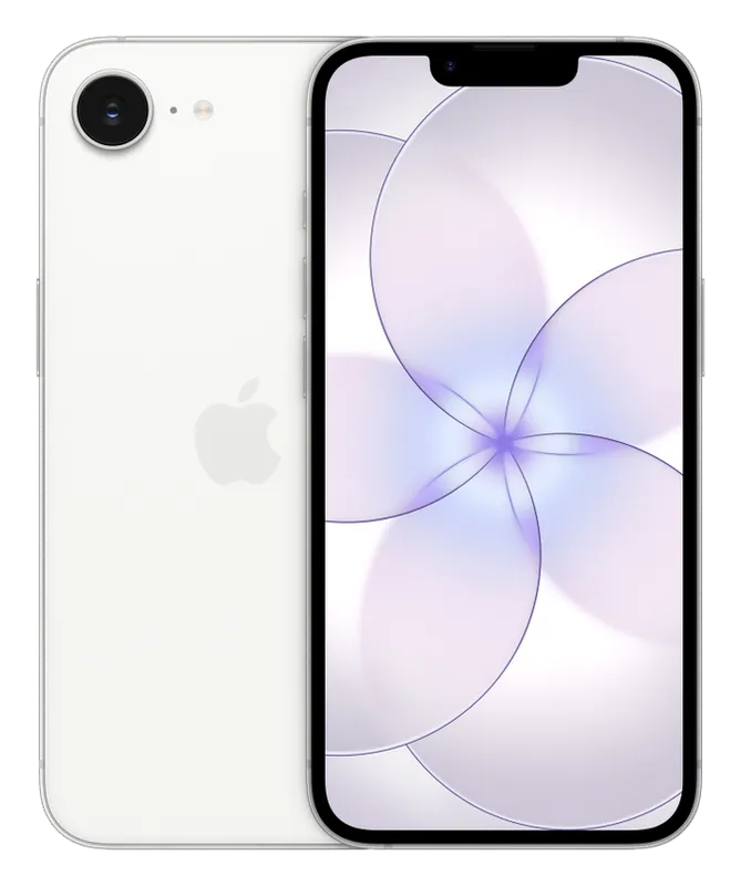 iPhone 17e Branco, traseira e frente