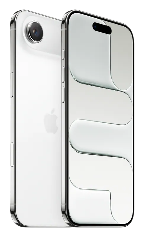 iPhone Air Branco-nuvem, traseira e frente
